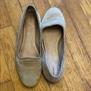 Land’s End suede flats